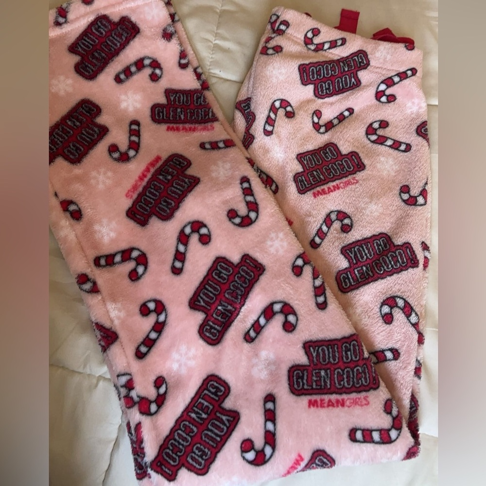 Mean Girls SMALL Fuzzy Pjs Pants